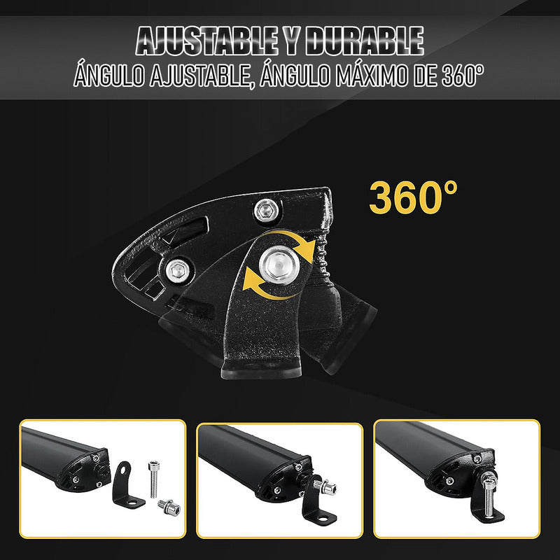 Focos Neblineros Led Neblineros Led Barra Led 108w Barra Led Negro