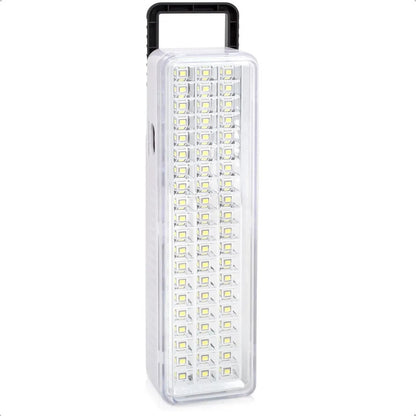 Luces De Emergencia Led Luces De Emergencia Recargable 60 Led Lamparas De Emergencia Recargables Batería Recargable Portátil Mango Ergonómico Abs Luz Campamento Blanco/negro Okshop