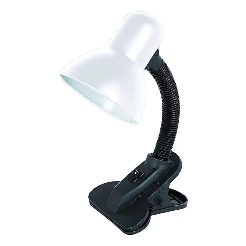Lampara Click Escritorio Flexible Lamparas Velador Lectura Estructura Blanco