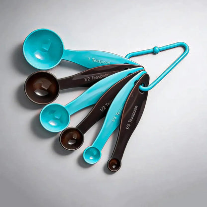 Pack De Cucharillas Medidoras De Plástico Okshop  Set De 6