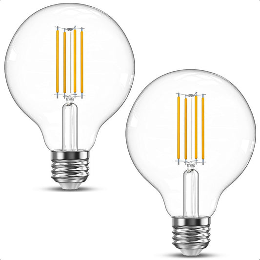Ampolleta Led 6w Ampolleta Vintage Pack 2 Bombilla Led E27 Cálida