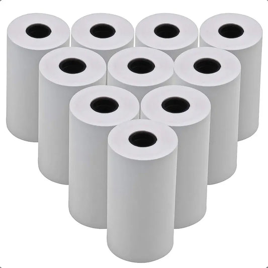 Pack 10 Rollo Papel Boleta Papel Termico 57x40mm Rollo Termi Blanco