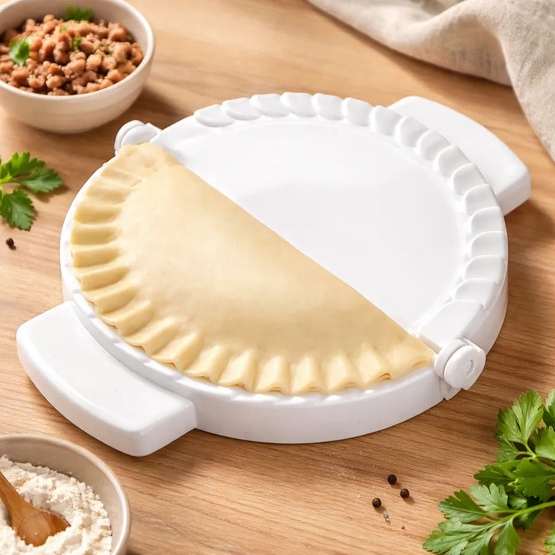 Molde Empanada 21 Cm Sellador Empanada Prensa Empanada Molde Blanco