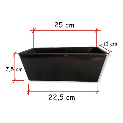 Molde Para Torta Moldes Reposteria Menaje Molde Queque 25 Cm Gris