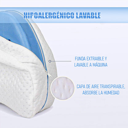 Almohada Para Piernas Almohada Viscoelastica Almohada Ortope Blanco