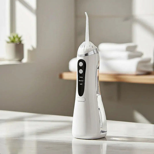 Irrigador Dental Irrigador Bucal Portátil Limpiador Oral Blanco