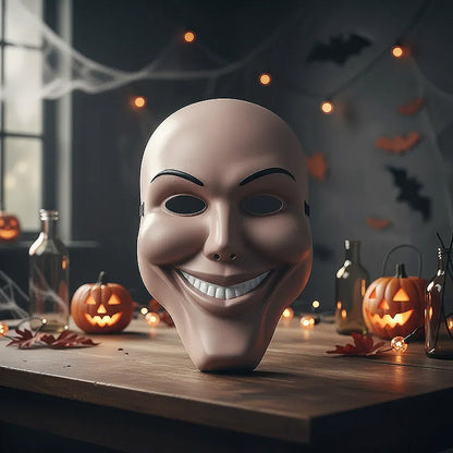 Máscara La Purga Máscara De Halloween Disfraz Mascaras Hallo Rosa La Purga Sonrisa
