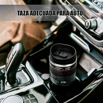 Tazon Taza Mug Vaso Lente Camara Termico Coffe Vaso Camara Tazones Grandes Acero Inoxidable 350ml Okshop Taza Caffé Plastica Tipo Camara Vaso Cafe Abs Vasos Para Cafe Negro/lente