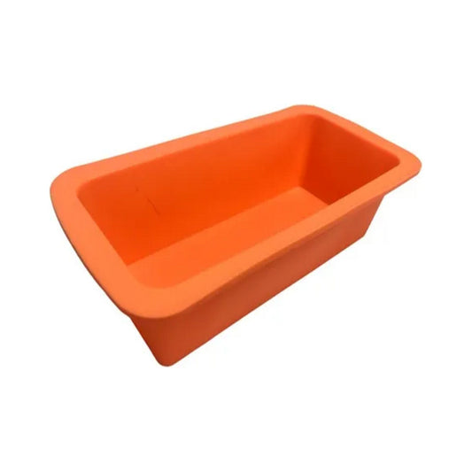 Molde De Silicona Rectangular Molde Pan Molde Queque Baratos Moldes De Silicona Para Horno Antiadherente Flexible Moldes Silicona Queque Libre Bpa Reutilizable Multiusos Naranja Okshop