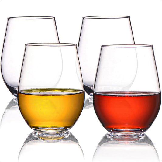 Vaso Wayu Set 4 Vasos Vidrio Vasos Redondos Vidrio Wayu