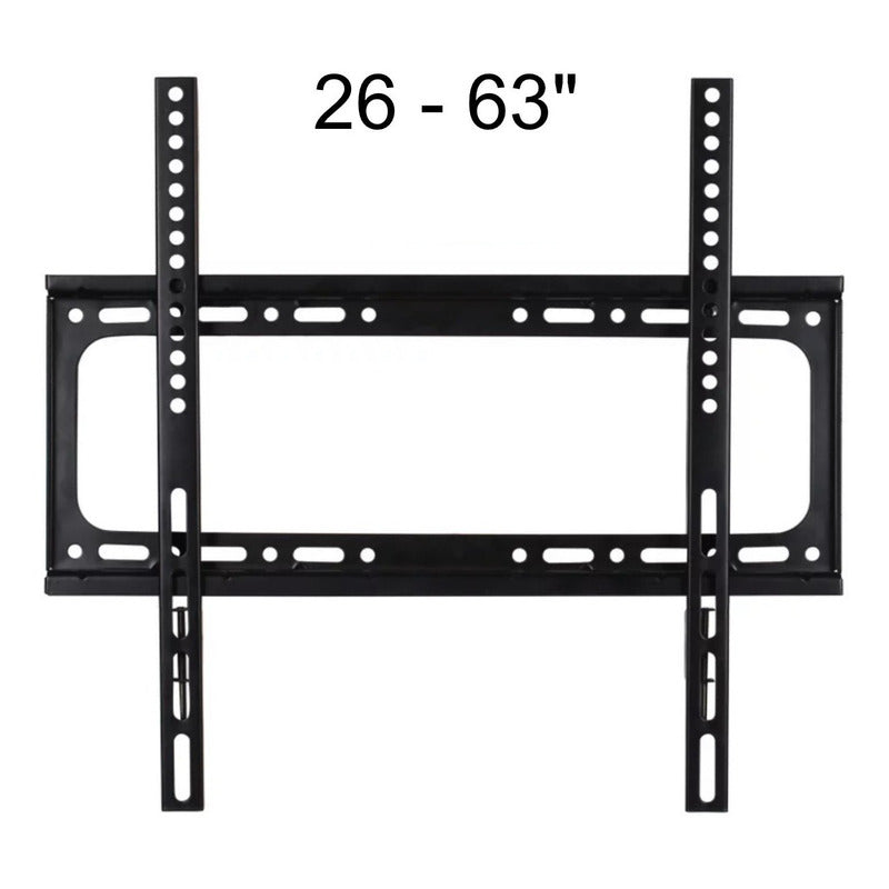 Pack X2 Soporte Tv 43 Soporte Smart Tv De 26 - 63 Pared Muro Negro