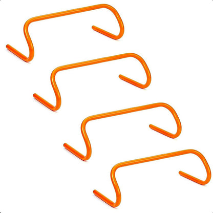Pack 4 Valla De Entrenamiento Valla De Salto 15cm Vallas Fut Naranja