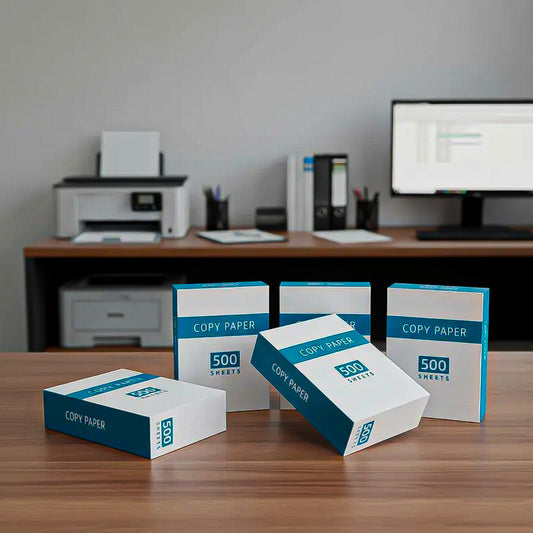 Pack 5 Papel Fotocopia 1000 Hojas Tamaño Carta Papel Resma Blanco