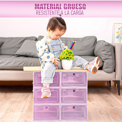 Organizador De Zapatos Caja Organizadora Zapatos Zapatera Amarillo