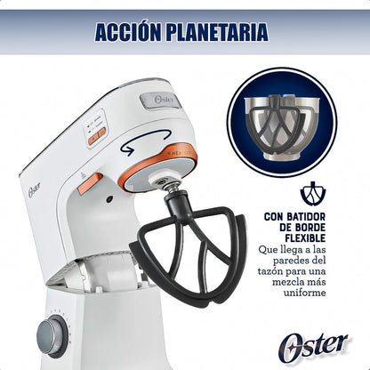 Batidora Amasadora Oster Batidora De Masa Amasadora Heatsoft Blanco 50 Hz / 60hz