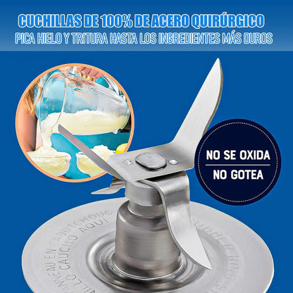 Licuadora Oster De 1.5 L Con Vaso De Vidrio, 2 Velocidades Y Cuchilla De Acero Inoxidable Color Verde