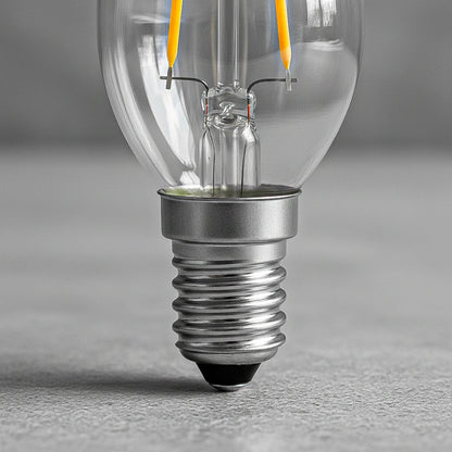 Pack 6 Ampolletas Led E14 Ampolleta 2w Ampolletas Led Vela Cálida
