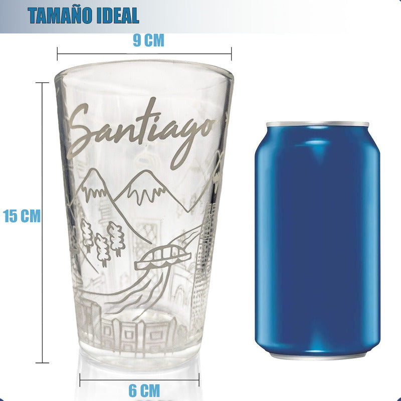 Set 4 Vasos De Vidrio Vasos Vidrio Jugo Juego De Vasos Chile