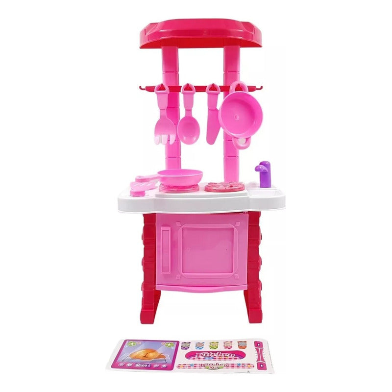 Set De Cocina Juguete Cocina Para Niñas Con Sonido Infantil