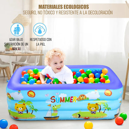 Piscinas Para Niños Piscina Pequeña Bebe Piscinas Infantiles Piscina Inflable Para Bebes Plastico 150x100x50cm Piscina De Pelotas Para Ninos Piscinas Inflables Rectangulares Color Rosa Okshop