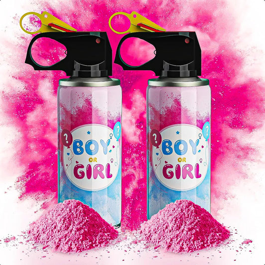 Pack 2 Polvos De Revelación De Sexo Spray Polvo 250ml Polvos Rosa
