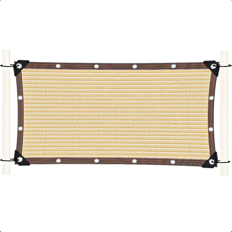 Toldo Vela 3x5 Toldo Rectangular Malla Sombreadora Lona 3x5 Beige
