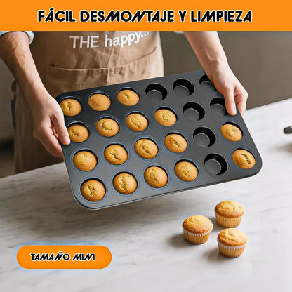 Moldes Cupcakes Moldes Cupcakes 24 Cupcake Moldes Reposteria Ok Shop Moldes De Queque Moldes Cupcakes Moldes De Metal 24 Cup Moldes Antiadherentes 24 Cup Molde Para Reposteria Gris Oscuro