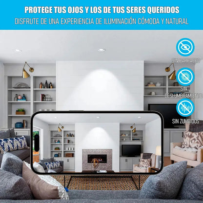 Ampolleta Led Gu10 7w Lampara Led Gu10 38° Ampolleta Gu10 Blanco Frio 630lm Foco Bulbo Hogar Pack 3 Focos Riel Iluminacion Empotrada Ampolletas Led Gu10 7w 6.500k Interiores Okshop