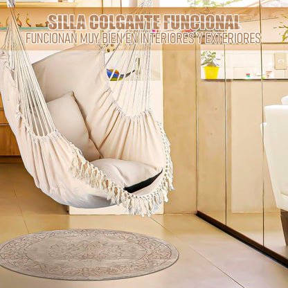 Hamaca Colgante Hamacas De Jardin Silla Hamaca Colgante Beige