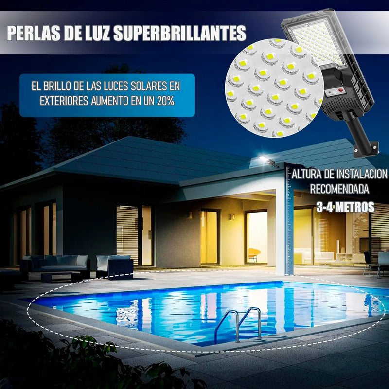 Foco Solar 300w Focos Solares Led Focos Exteriores Focos Led Con Sensor De Movimiento Inalambricos Pack 2 Foco Solar Exterior Impermeable Foco Sensor Movimiento Exterior 6v Plastico Okshop