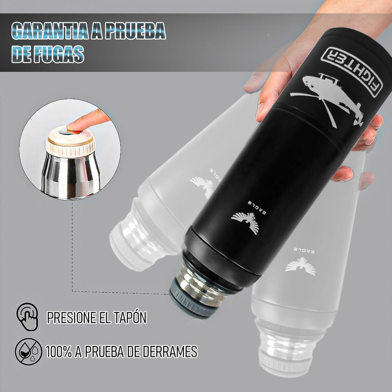 Termo Agua Caliente Botella Termica Termo Cafe Termo 1 Litro Verde