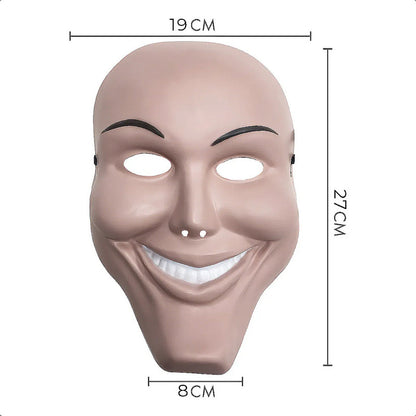 Máscara La Purga Máscara De Halloween Disfraz Mascaras Hallo Rosa La Purga Sonrisa