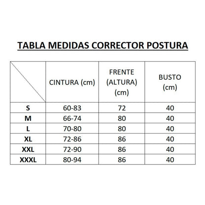 Corrector De Postura Unisex Corrector Postura Espalda