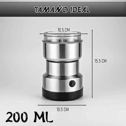 Molinillo De Café Eléctrico Molino De Granos Molinillo Cafe Okshop Molinillo De Café Eléctrico 150w Molinillo De Cafe... Gris