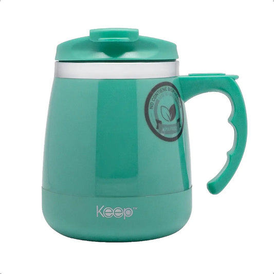 Taza Térmica Keep Taza Acero Inoxidable Taza 400ml Keep Turquesa 400 Ml