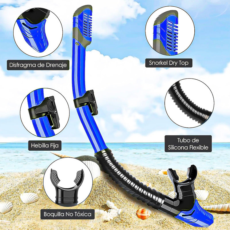 Mascara Snorkel Mascara De Buceo Snorkel Mascara De Buceo Azul