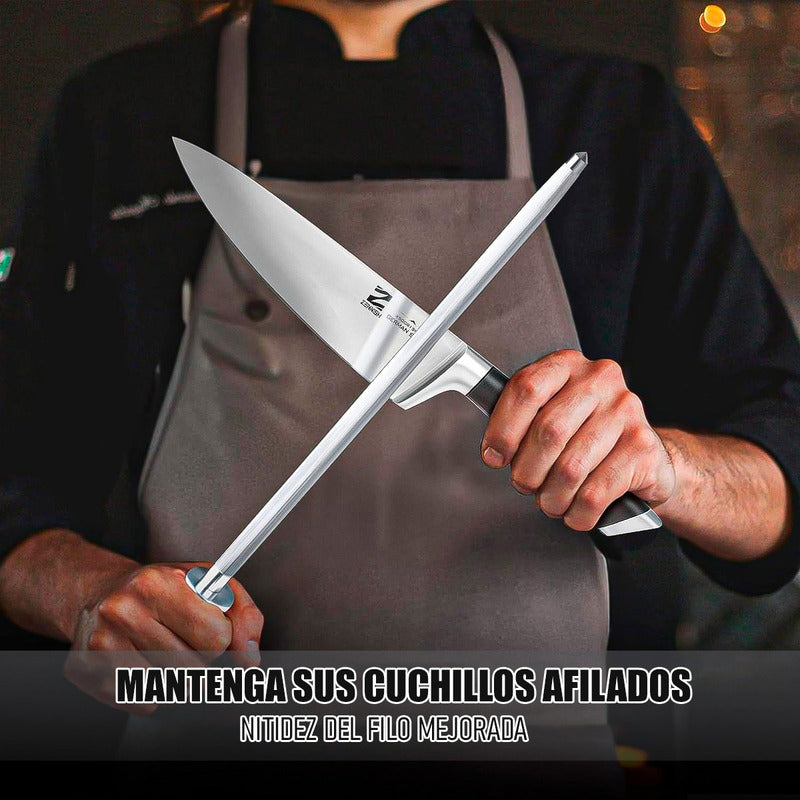 Afilador De Cuchillo Espada Afiladora Wayu Varilla De Afilar Negro