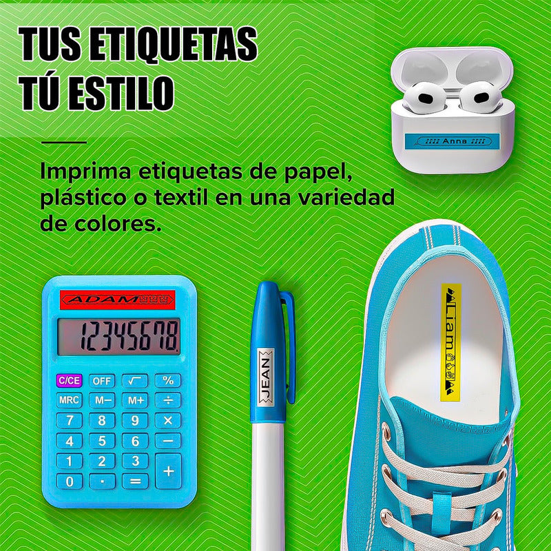 Etiquetadora Bluetooth Etiquetadora Rotuladora Portatil Dymo Negro