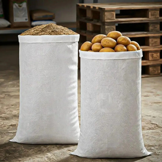 Pack 2 Sacos Escombros Saco De Escombros 90x120cm Saco Rafia Blanco Okshop Saco De Rafia Blanco Polipropileno Sacos De Rafia Para Escombros Sacos Blancos Paras Escombros Sacos Para Basura Okshop