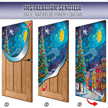 Fundas Para Puertas Fiestas Patrias Chile Pack2 Funda Puerta Modelo 9