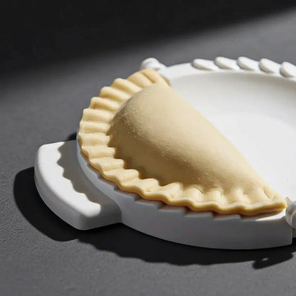 Pack 2 Molde Empanada 21cm Sellador Empanada Prensa Empanada Blanco