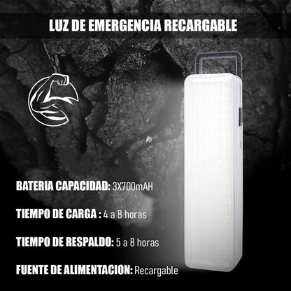 Luces De Emergencia Led Luces De Emergencia Recargable 60led