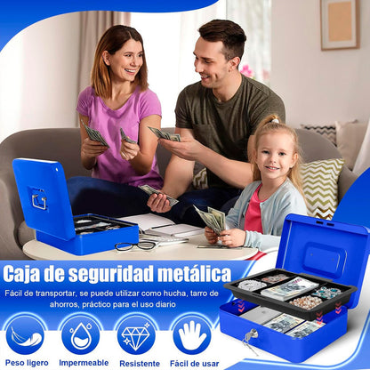 Cajas Fuertes Caja De Seguridad Caja De Dinero Metalica Llav