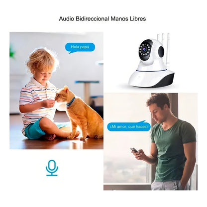 Camara De Seguridad Ip Motorizado P2p Wifi Vision Nocturna