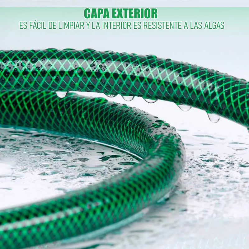 Manguera Jardin Mangueras Jardin Reforzadas Mangueras 30m Manguera Jardin 30 Metros Pvc Resistente Uv Manguera Reforzada Resistente Abrasión Multiusos Para Riego De Jardines Okshop