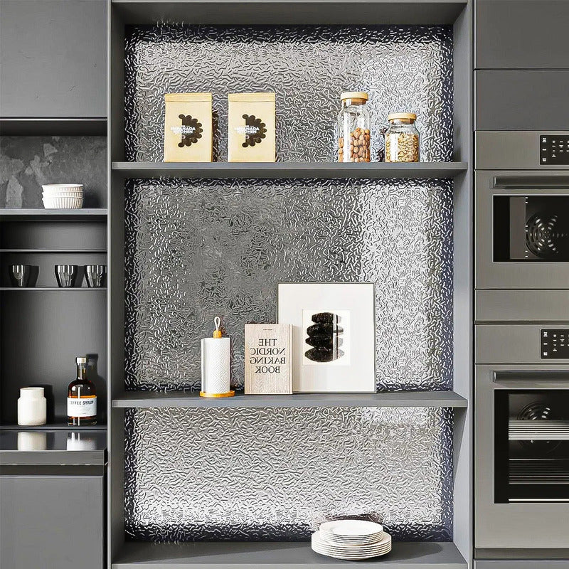 Papel Antigrasa Para Cocina 3 Metros Papel Pegatina Aluminio Papel Aluminio Cocina 3x0.6m Antideslizante Papel Papel Vinilo Cocina Adhesivos Decorativos Para Paredes Diseño 2 Okshop