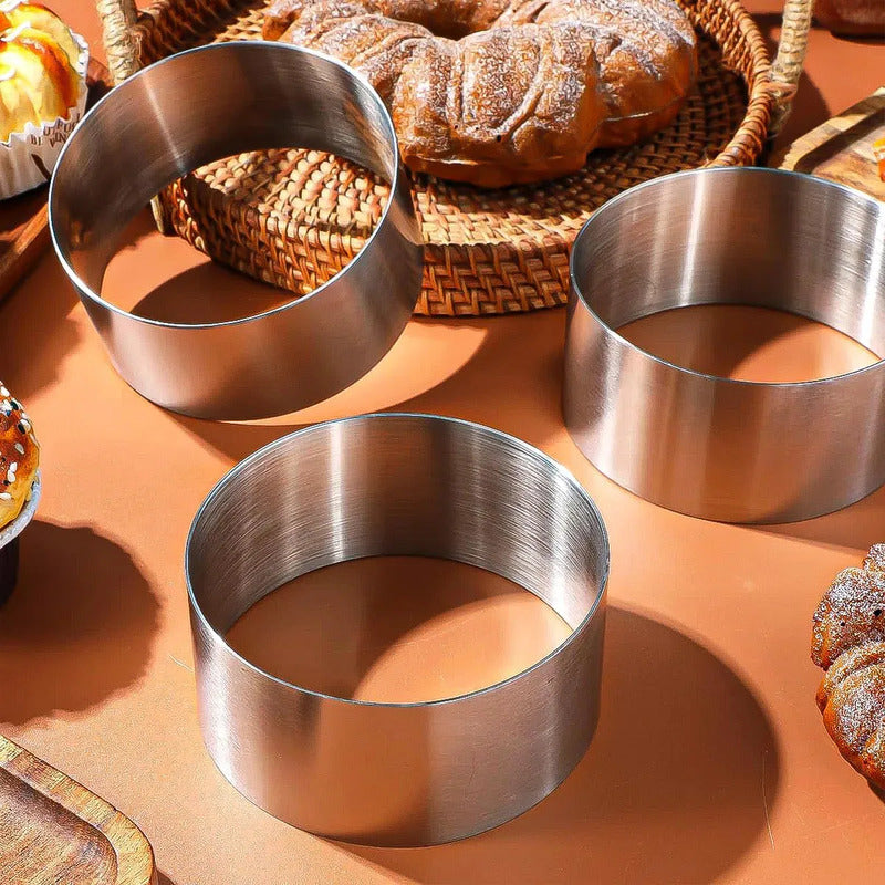 Molde Para Mousse Moldes Redondos Molde Anillo Para Pastel Arca Shopping By Ng Anillos Para Pastel Y Pastelería Mini Anillo De Mousse Ortador De Pasteles De Acero Inoxidable Mini Moldes Para Tarta