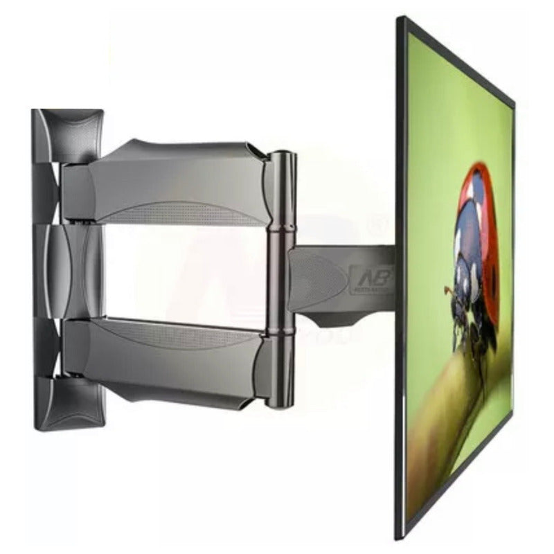 Soporte De Tv Base Televisor Giratoria Plegable 32 - 55 PuLG Negro