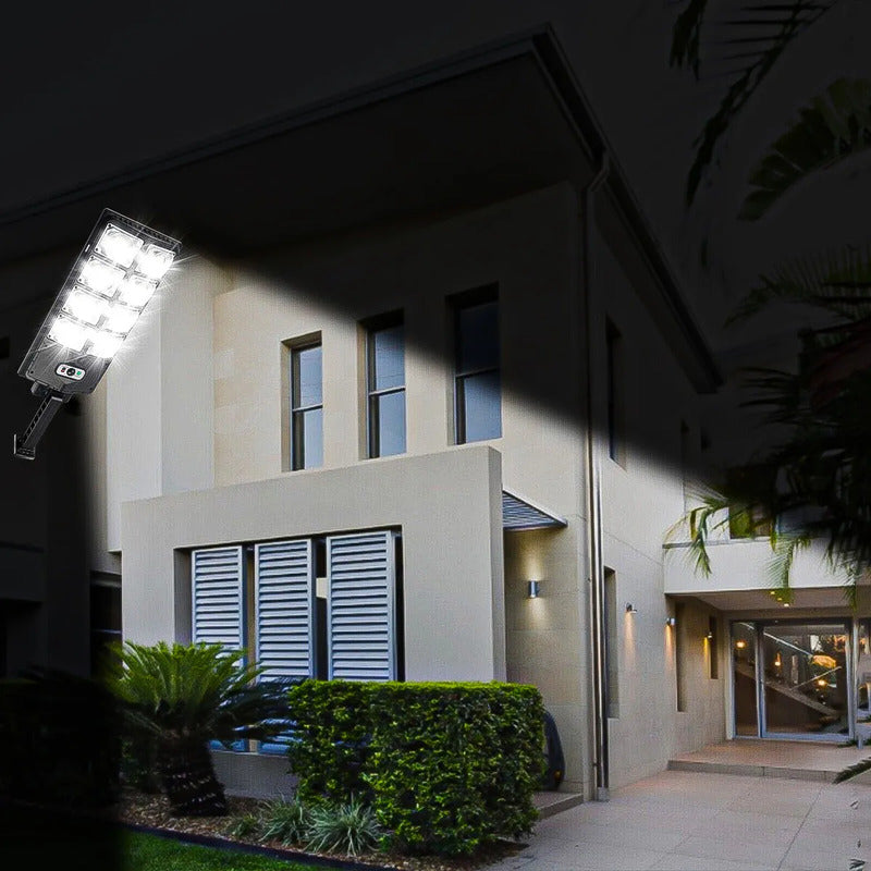 Foco Solar 200w Focos Solares Led Exterior Focos Solares W789b-4 Blanco Frío
