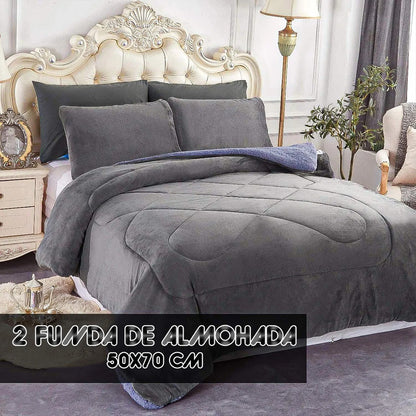 Plumon Edredon De Cama Cubrecama Chiporro Cobertor 200x220cm Modelo 7